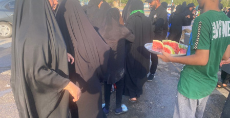 برپایی موکب دانشگاه علوم و فنون دریایی خرمشهر در سالروز شهادت امام رضا(ع)