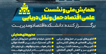 برگزاری همایش ملی و نشست علمی «اقتصاد حمل و نقل دریایی» توسط دانشکده اقتصاد و مدیریت دانشگاه علوم و فنون دریایی خرمشهر