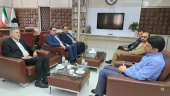 دیدار مدیر کل اداره بندر خرمشهر به مناسبت روز معلم با سرپرست دانشگاه علوم و فنون دریایی خرمشهر