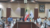 نشست صمیمی رئیس دانشگاه علوم و فنون دریایی خرمشهر بهمراه معاون اداری و مالی با کارکنان اداره حراست و انتظامات دانشگاه