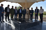حضور دکتر شالچی معاون فرهنگی و اجتماعی وزیر علوم، تحقیقات و فناوری و هیأت همراه در دانشگاه علوم و فنون دریایی خرمشهر با هدف بازدید از کاروان های راهیان نور منطقه