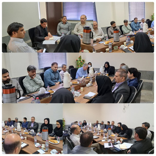نشست رییس دانشگاه علوم و فنون دریایی خرمشهر با اعضای هیات علمی دانشکده منابع طبیعی دریا