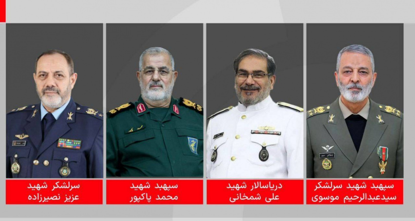 پیام رئیس دانشگاه علوم و فنون دریایی خرمشهر به مناسبت شهادت جمعی از فرماندهان نیرو‌های مسلح  در پی تجاوز و جنایت اخیر امریکا جنایتکار و رژیم صهیونیستی